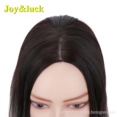 Wholesale Price Women Wig Daily Life Or Party Natural Long Curly Hairstyle Brown Ombre Linen Water Waver Ladies Synthetic Wigs